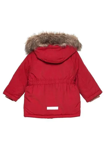 Parka Name It Mabe Rojo para Niña