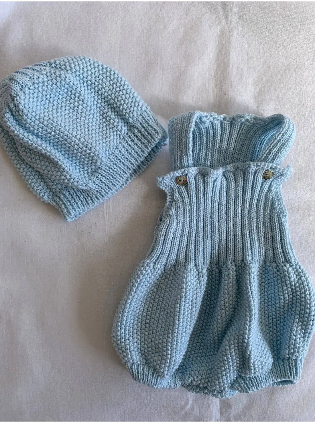 PETO ALGODóN AZUL  MUñECAS ANTONIO JUAN