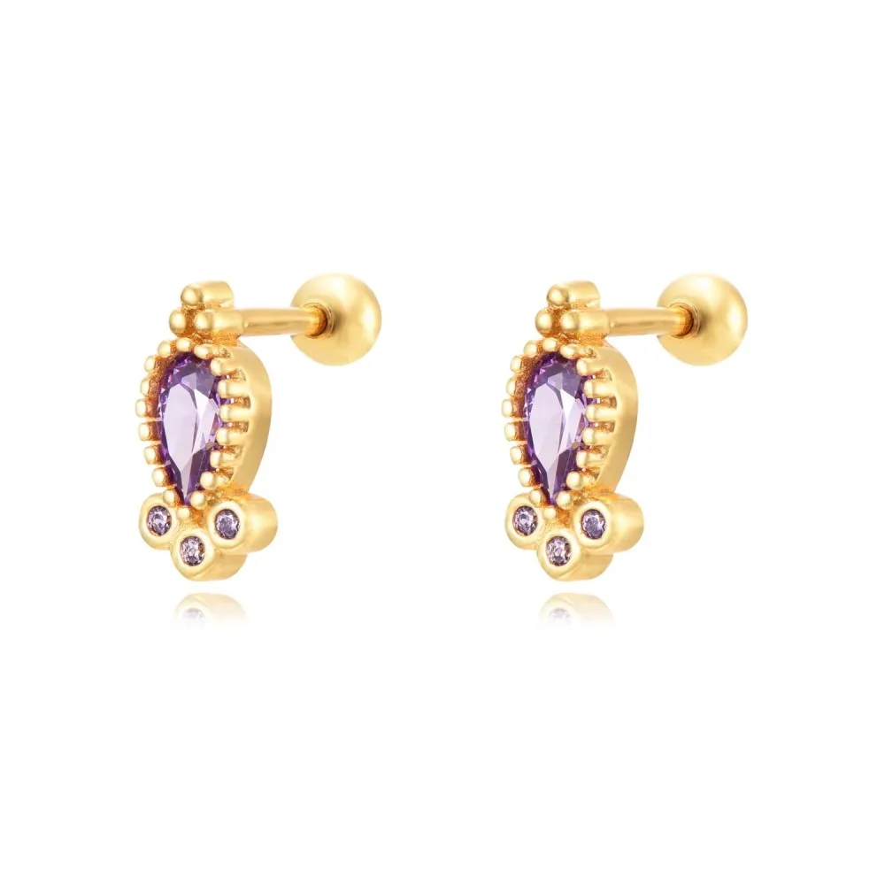 Piercing Baku Amatista Oro