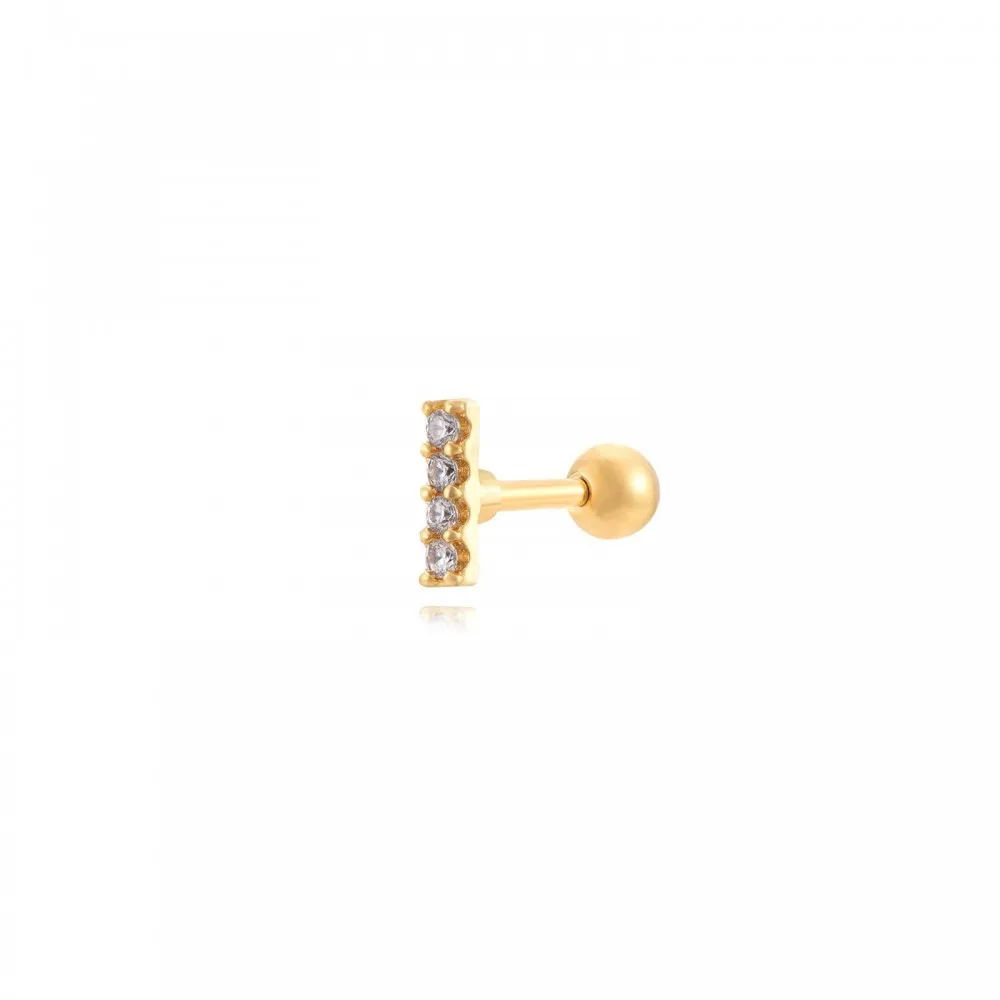 Piercing Cuatro Circonitas Oro