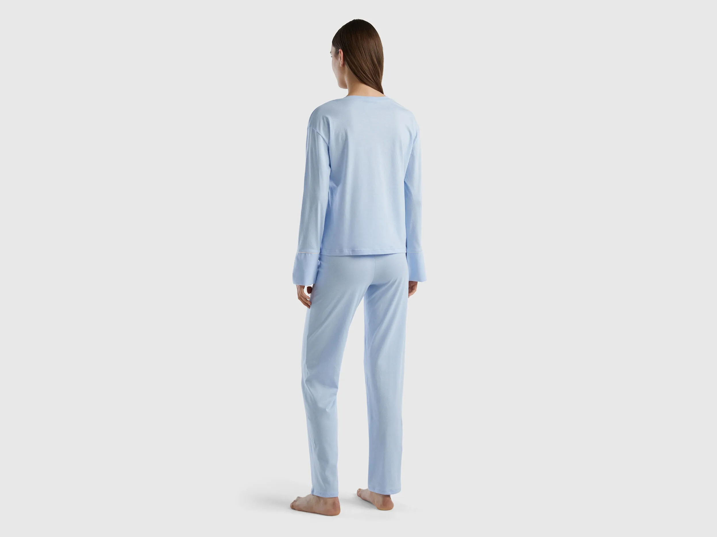 Pijama cálido de viscosa mixta