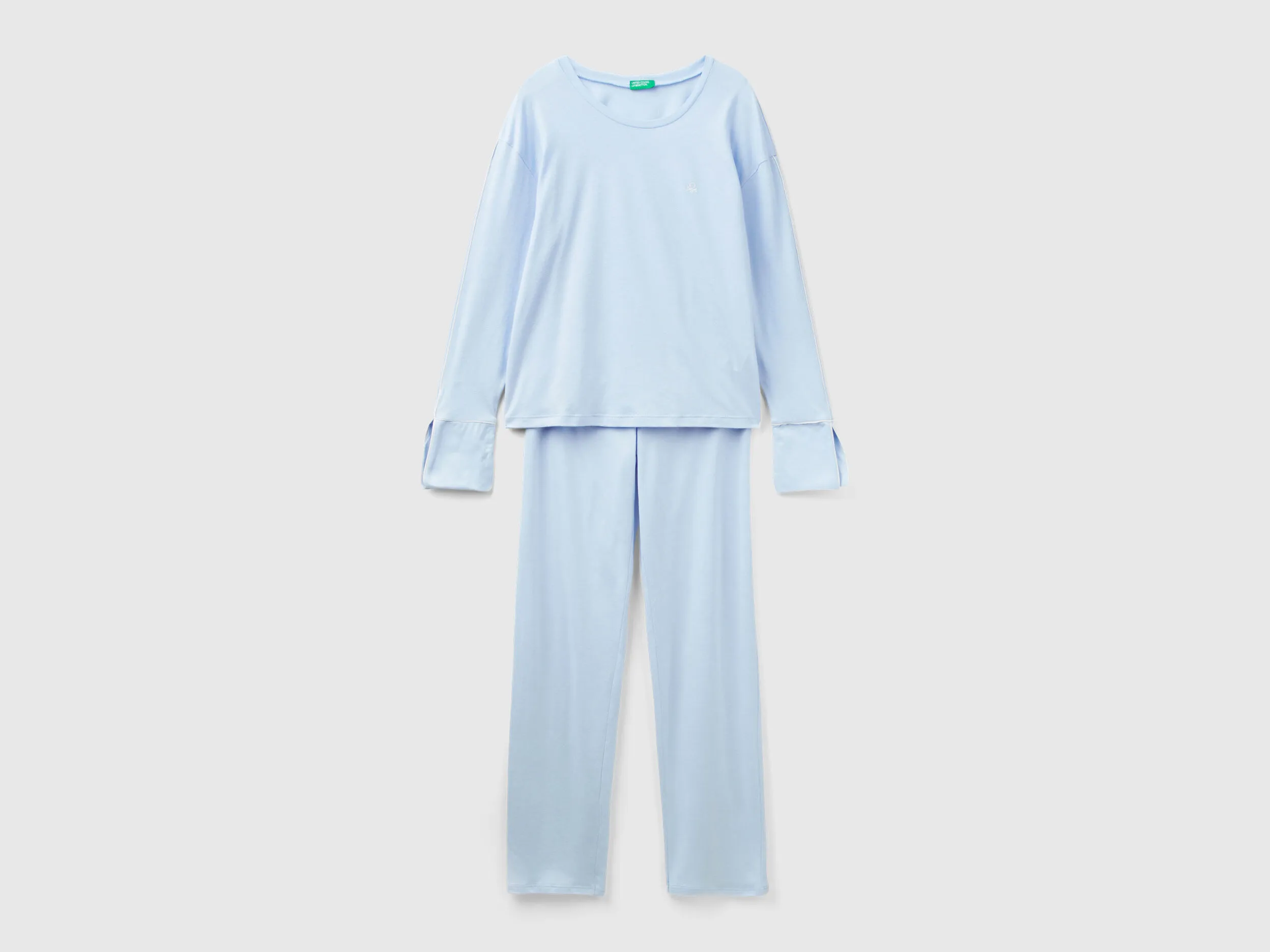 Pijama cálido de viscosa mixta