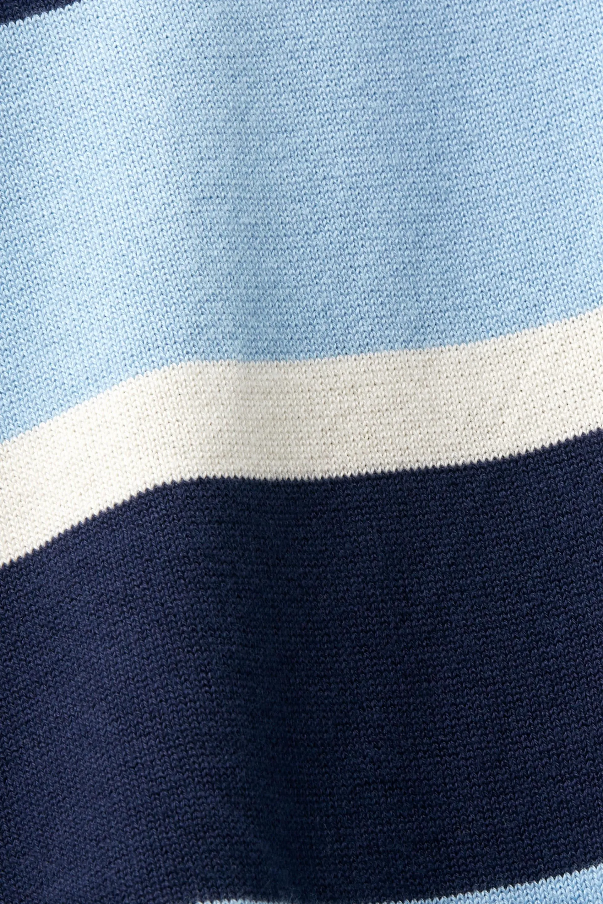Polo de algodón con logotipo a rayas