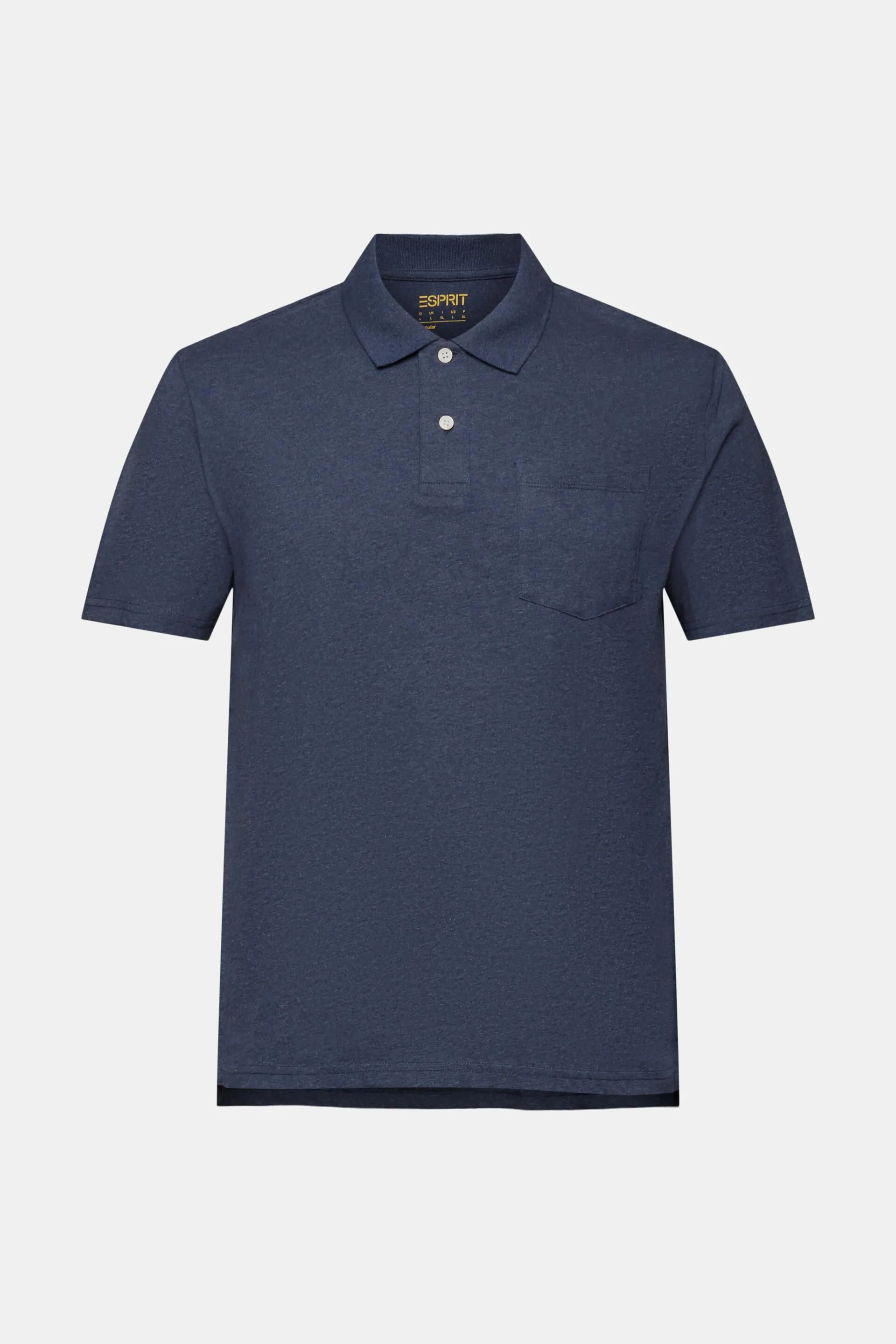 Polo de tejido jaspeado