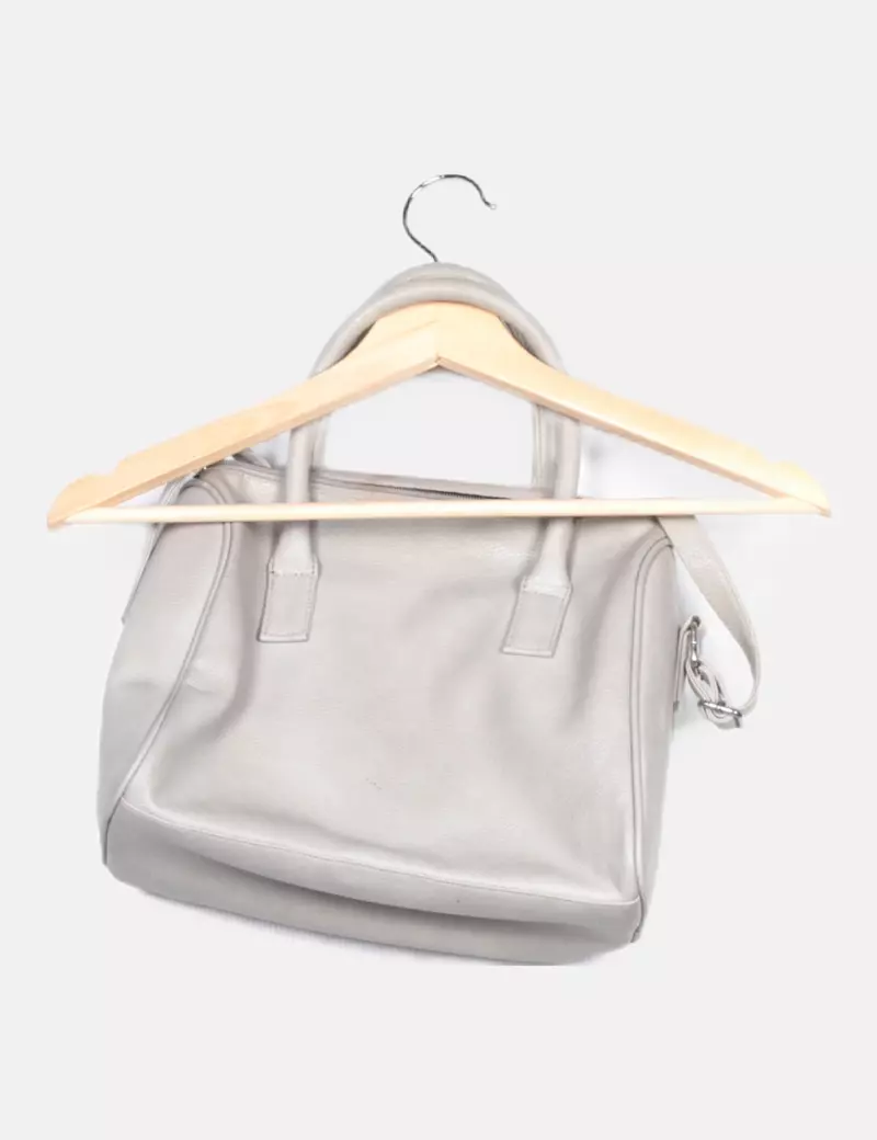 Primark Bolso gris estilo bowling