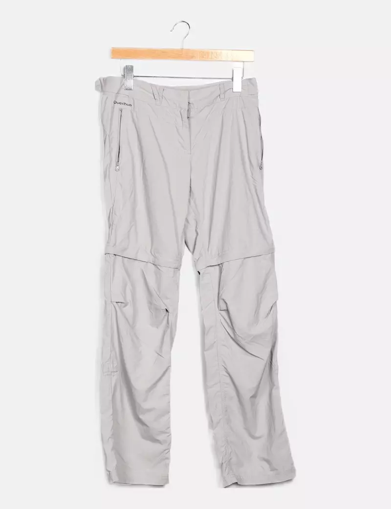 Quechua Pantalón gris impermeable