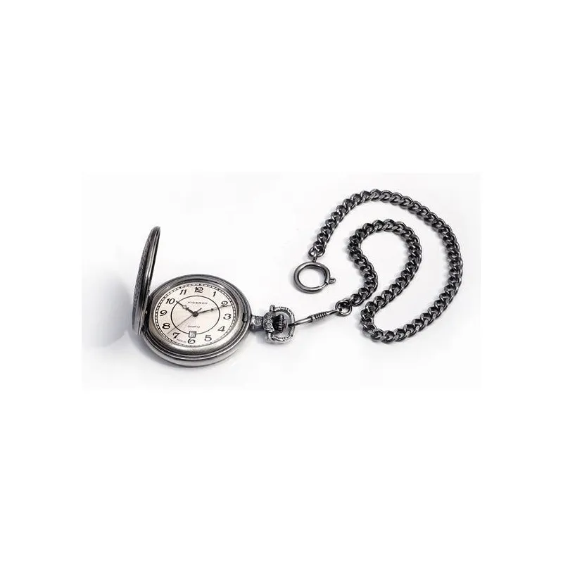 Reloj de bolsillo Viceroy. Incluye cadena de acero para colgar....