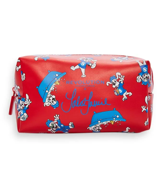 REVOLUTION SKINCARE  *JAKE JAMIE X SLUSH PUPPIE*  NECESER  RED
