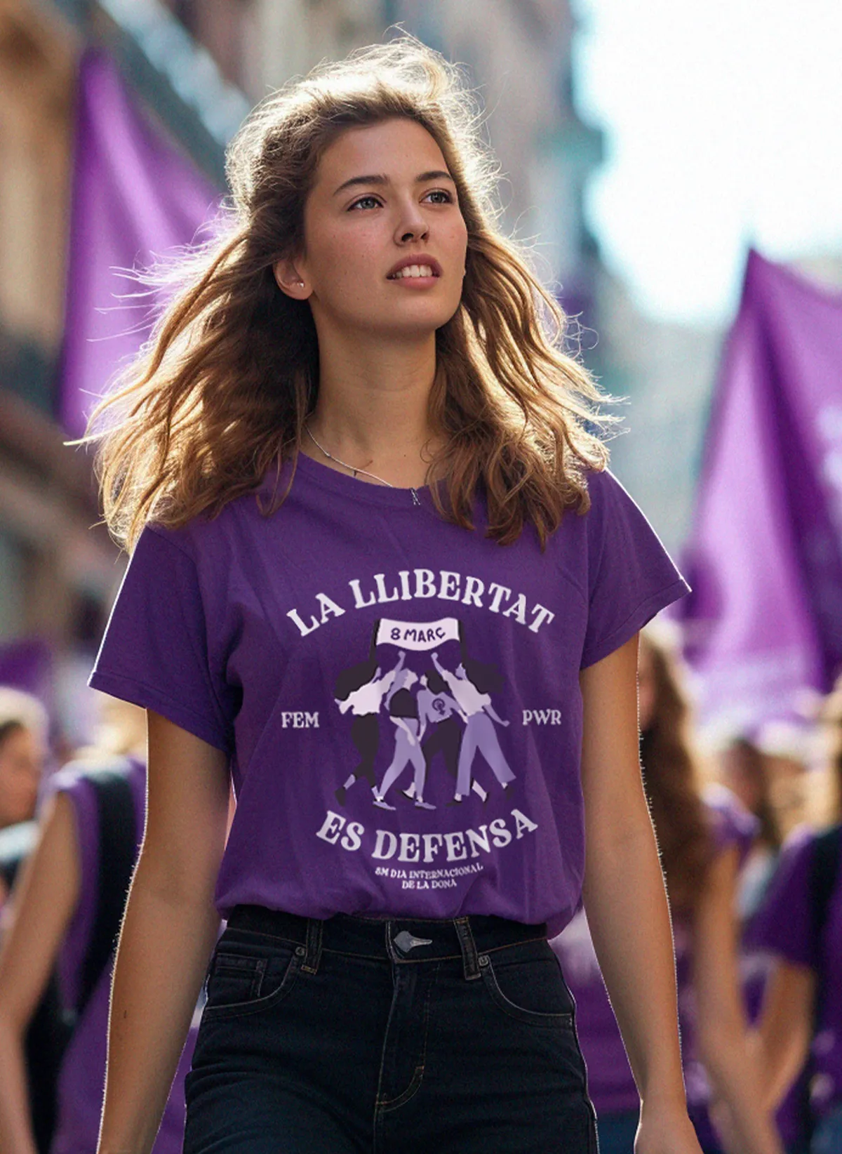 Samarreta 8M 2024 | La llibertat es defensa