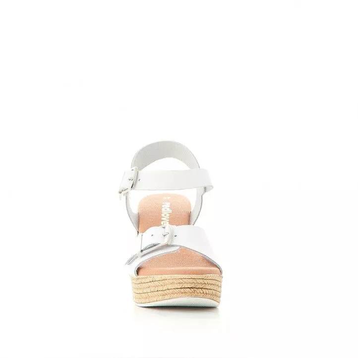 Sandalias cuña Redlove miriam con hebilla en la pala