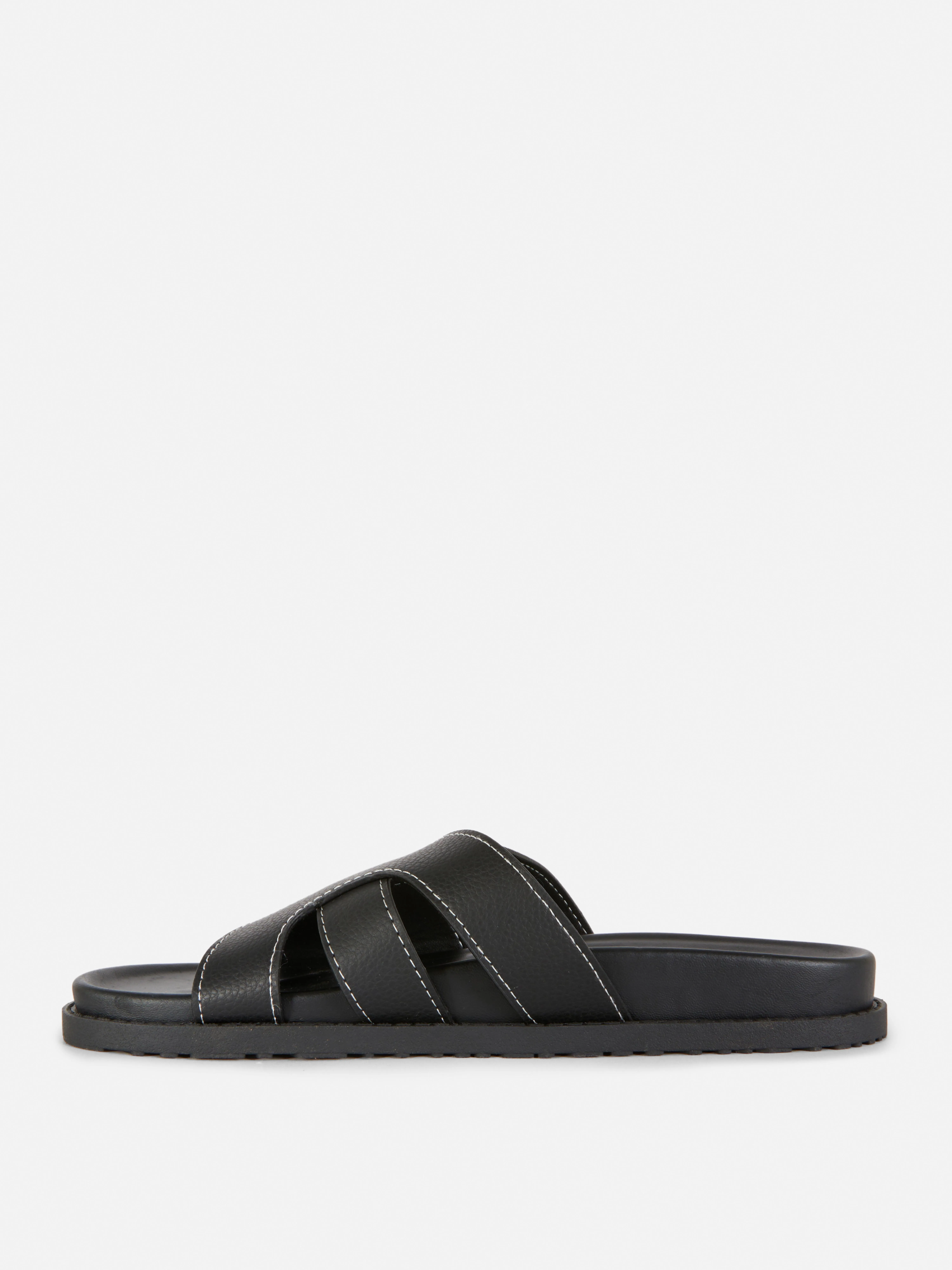 Sandalias de tiras tejidas