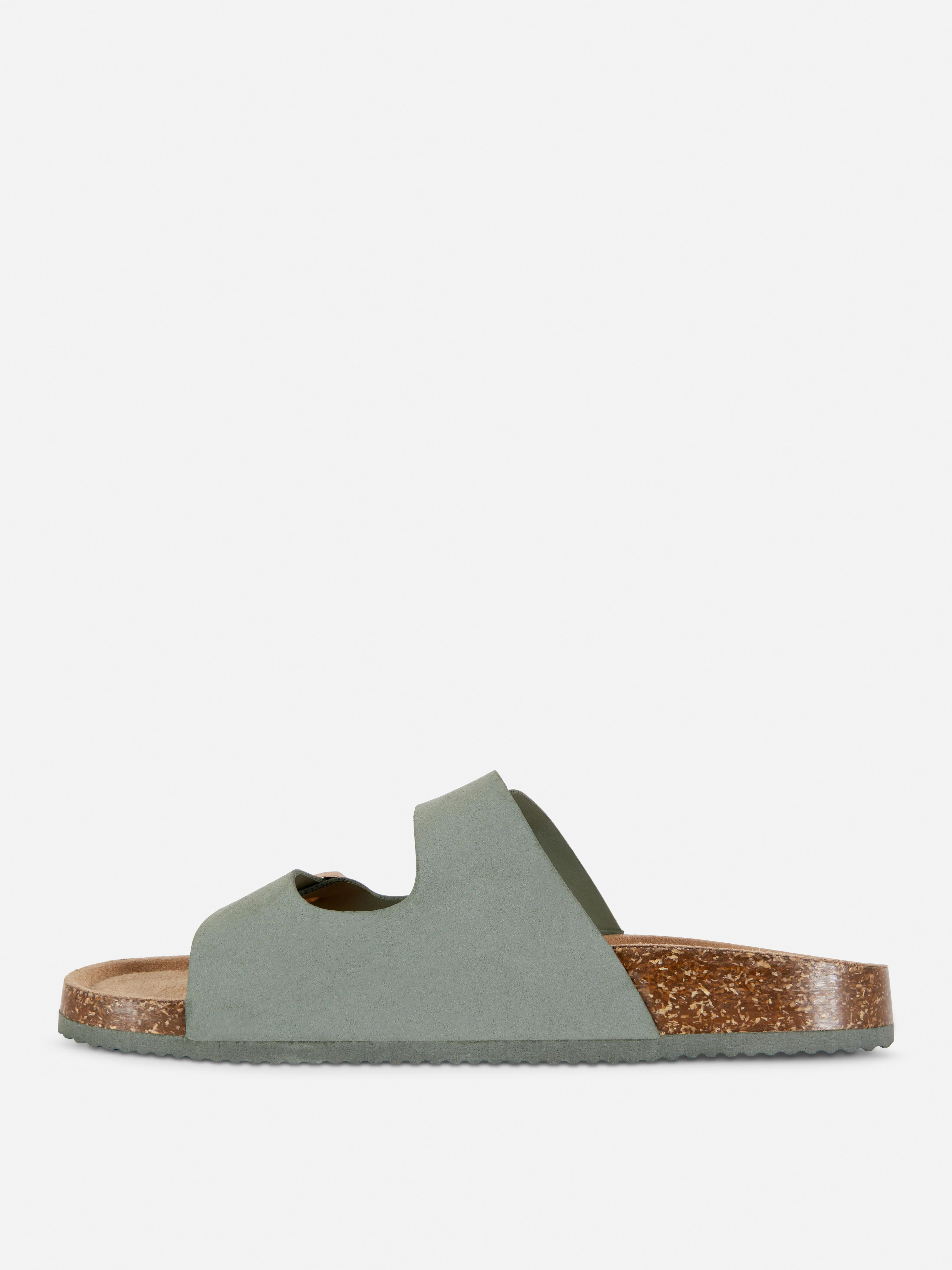 Sandalias doble tira y plantilla de corcho