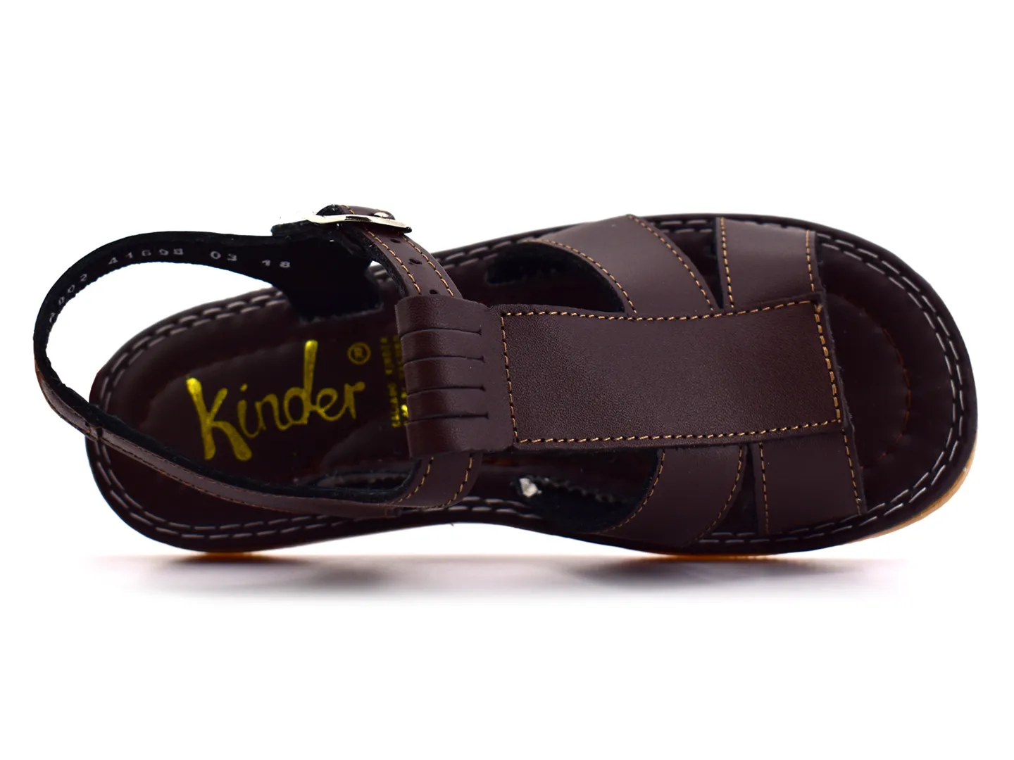 Sandalias Kinder 6002 Cafe Para Niño