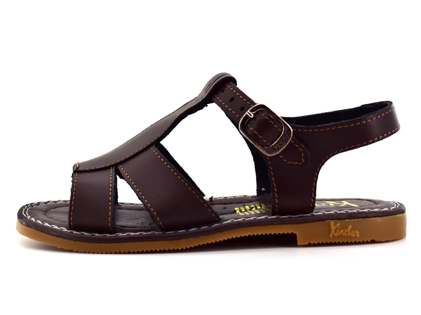 Sandalias Kinder 6002 Cafe Para Niño