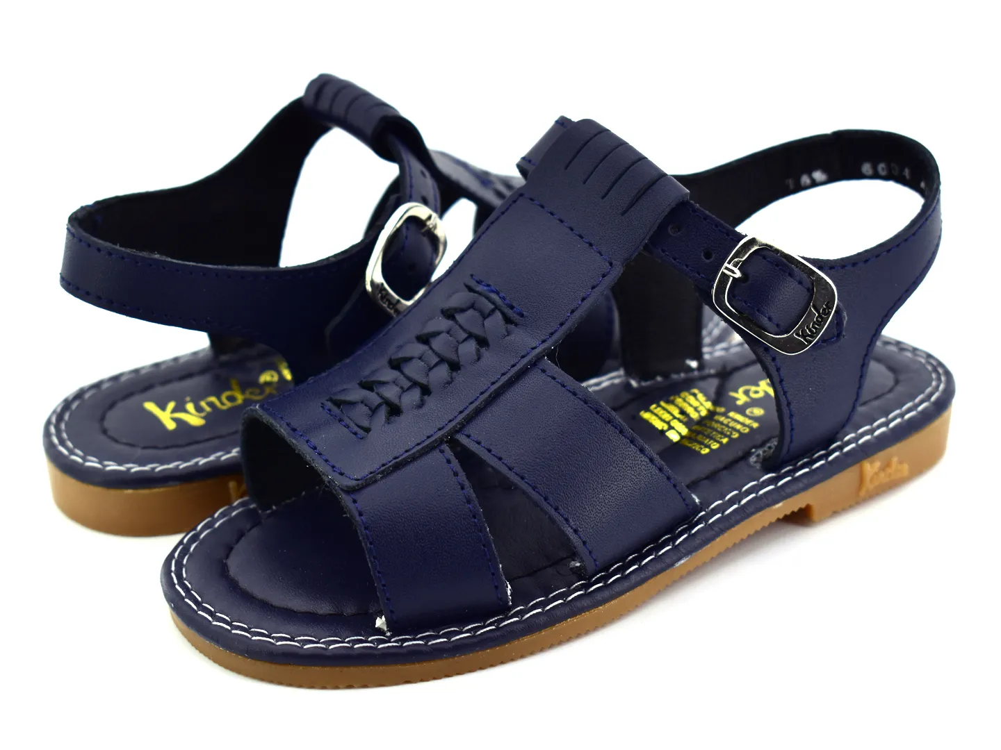 Sandalias Kinder 6004 Azul Para Niño