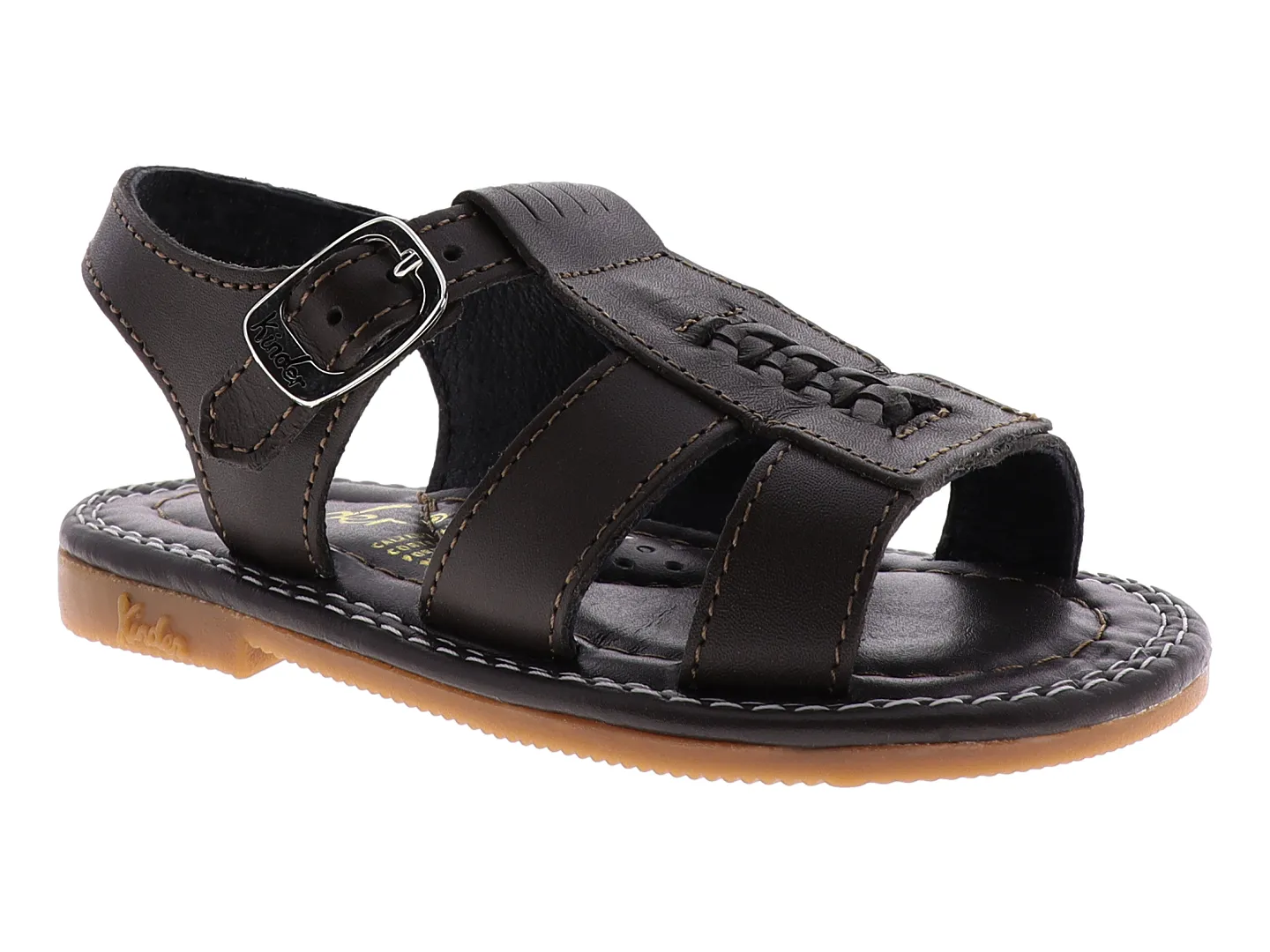 Sandalias Kinder 6004 Cafe Para Niño