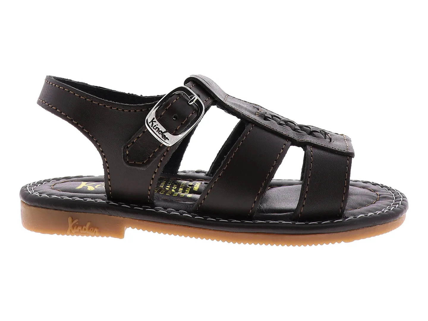 Sandalias Kinder 6004 Cafe Para Niño