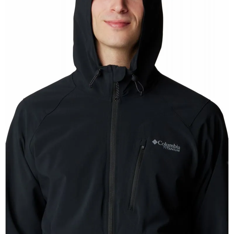 Softshell Columbia Triple Canyon Hooded Jkt (Negro) Hombre