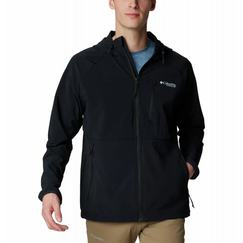 Softshell Columbia Triple Canyon Hooded Jkt (Negro) Hombre