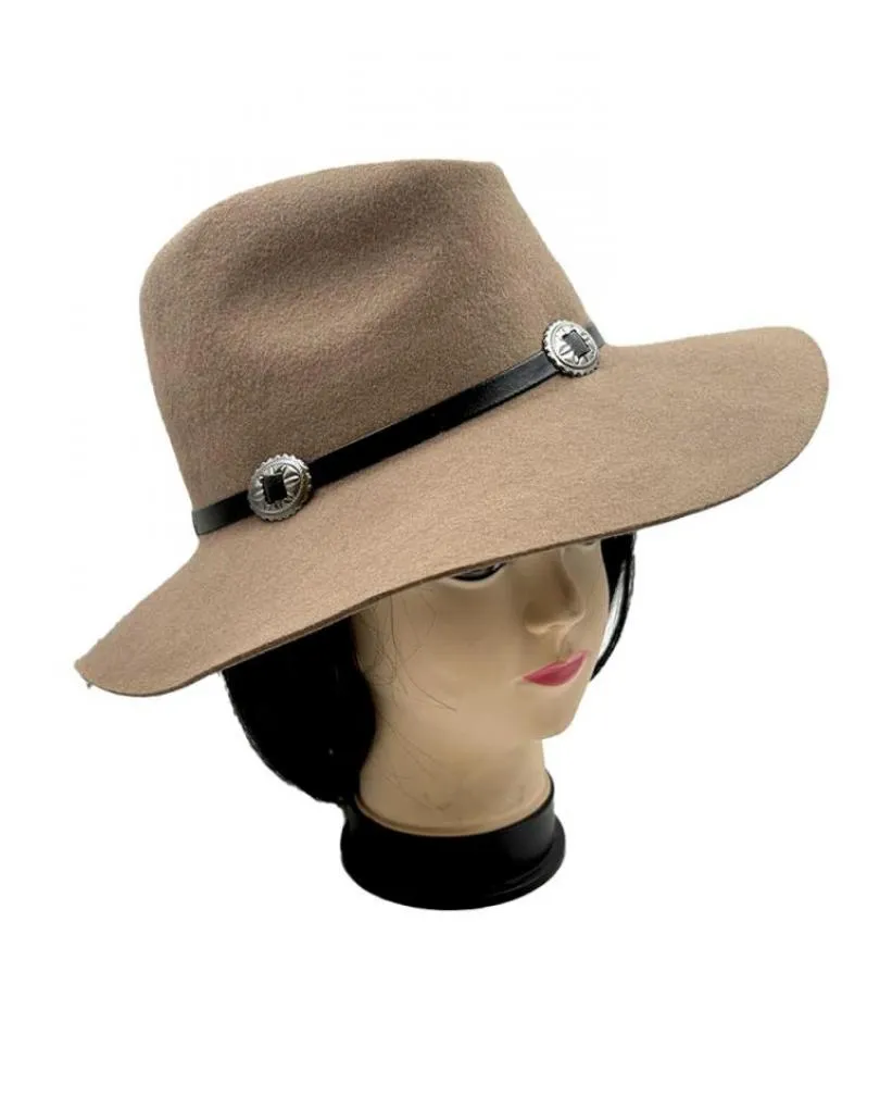 SOMBREROS MUJER MARRONES TOFFEE ESTILO BOHEMIO ORIGINAL