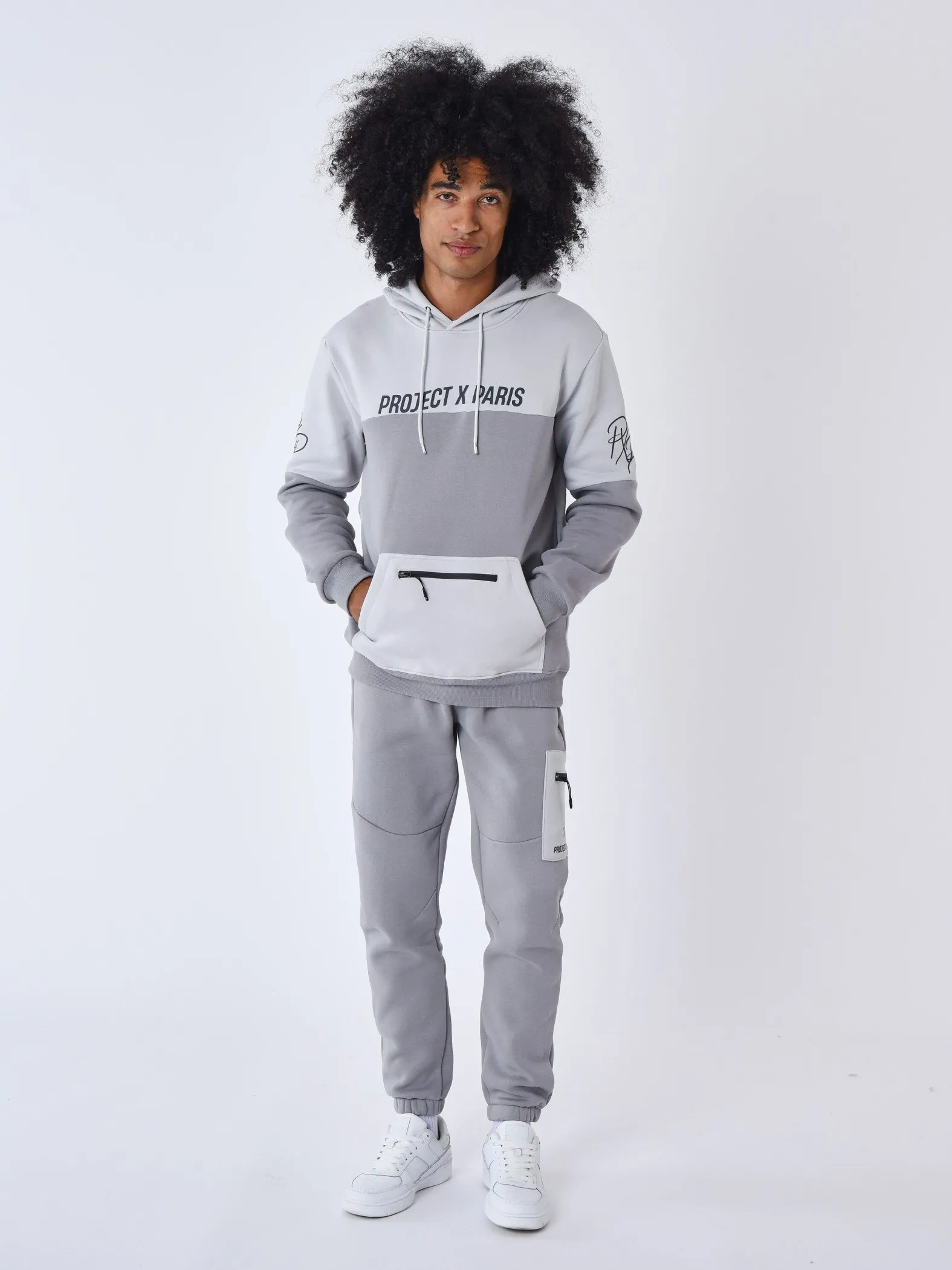 Sudadera con capucha Colourblock
