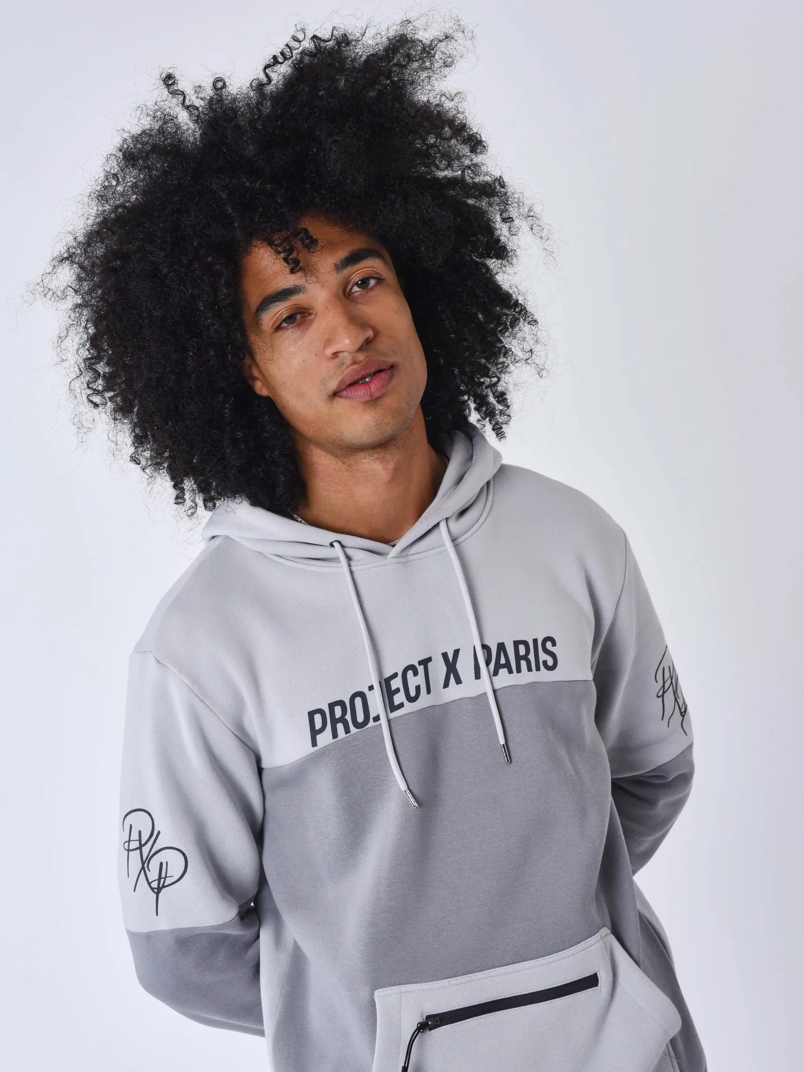 Sudadera con capucha Colourblock