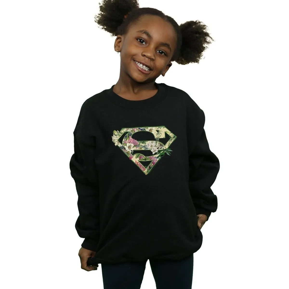 Supergirl Floral Shield