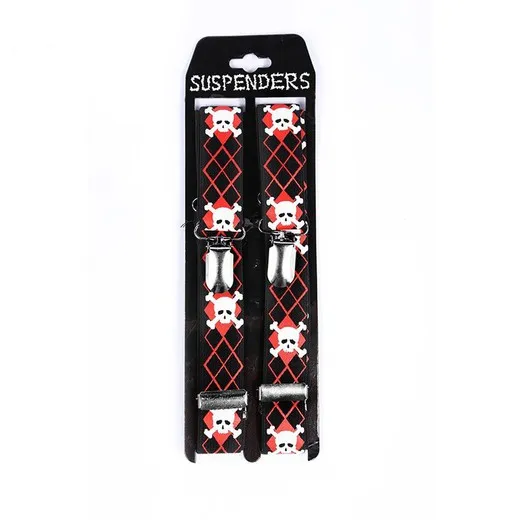 Tirantes con calaveras y rombos