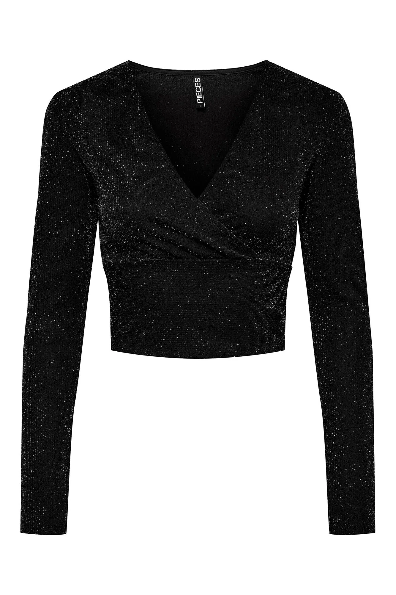 Top corto con lurex