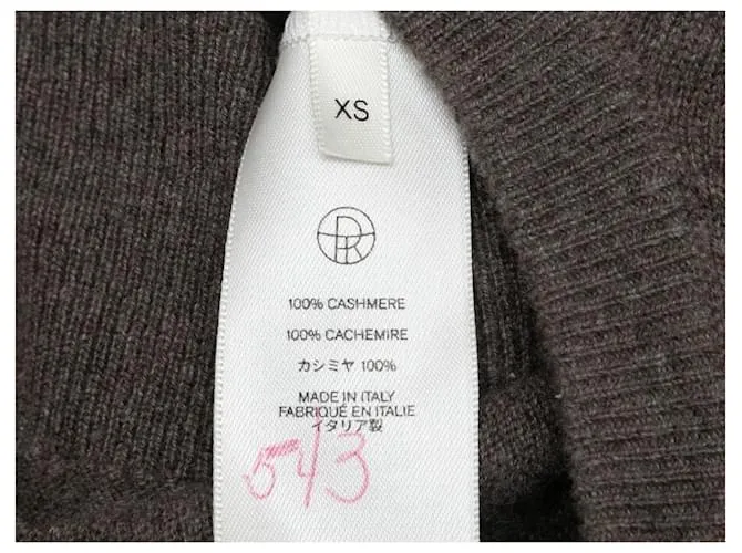 Topo The Row Laris Cashmere Sweater Talla US XS 