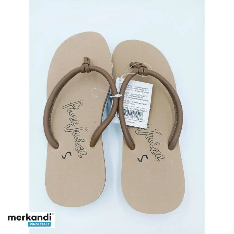 Venta al por mayor de lote surtido de chanclas de mujer | Envío internacional