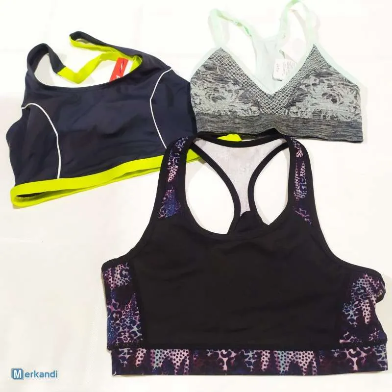 VENTA AL POR MAYOR DE TOPS DEPORTIVOS PARA MUJER  VARIEDAD Y CALIDAD EN CADA LOTE