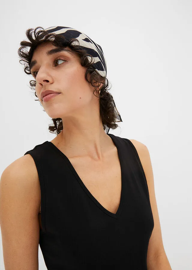 Vestido camisero con detalle en la espalda Negro