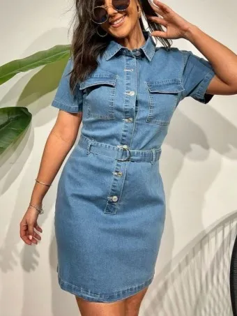 Vestido Camisero Denim DUCKETT