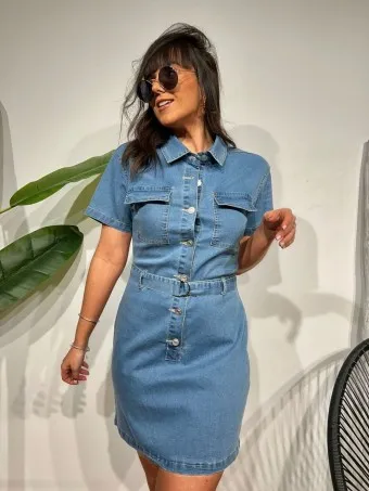 Vestido Camisero Denim DUCKETT