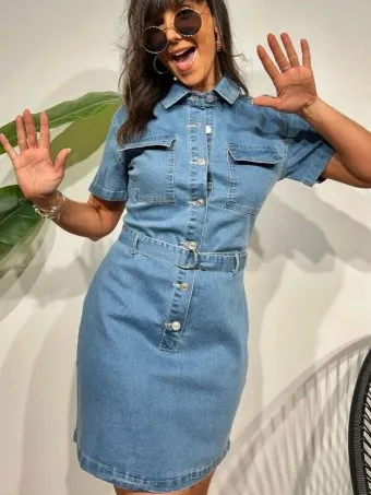 Vestido Camisero Denim DUCKETT