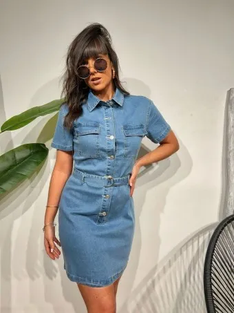 Vestido Camisero Denim DUCKETT
