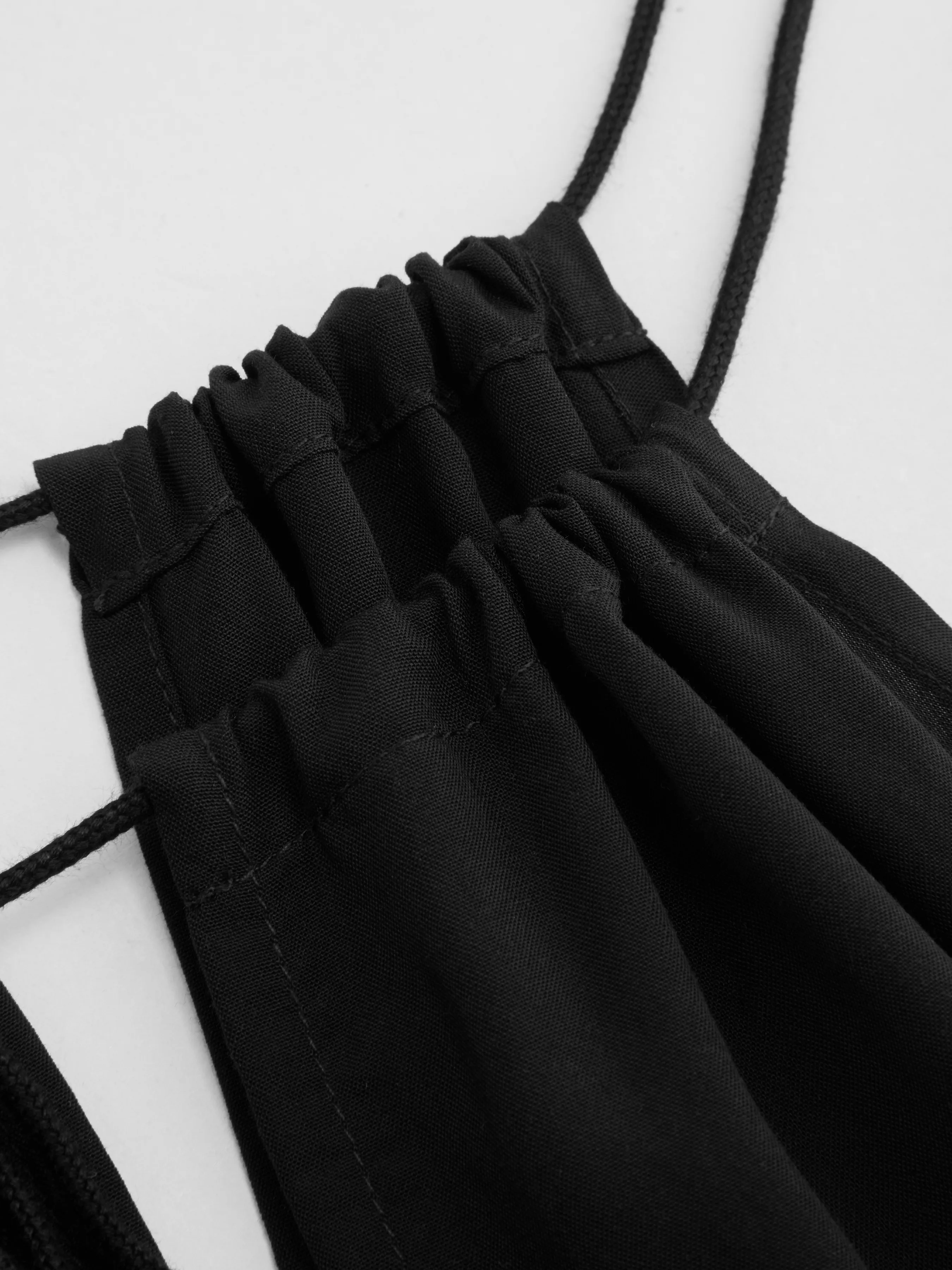 Vestido Maxi Tejido con Cuello en V y Nudo Liso