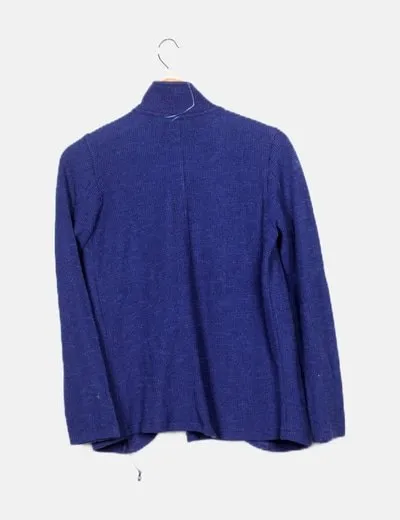 Zara Blazer azul estilo punto