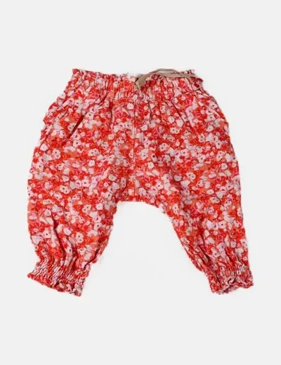 Zara Pantalón baggy estampado floral