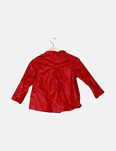 ZY Impermeable rojo